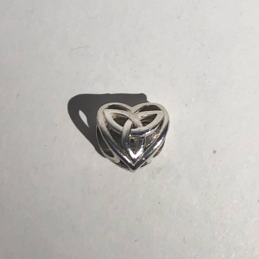 Celtic heart charm